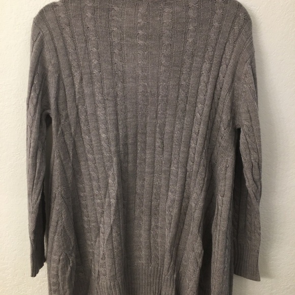 U.S Polo Assn  cable knit sweater cardigan 14/16 - Picture 2 of 7